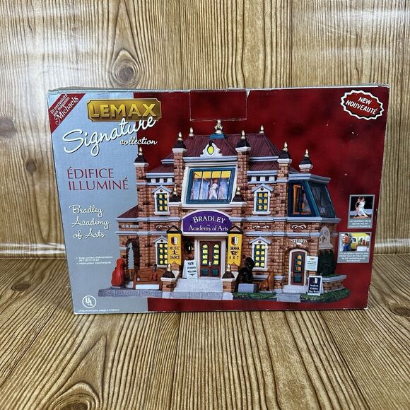 Lemax Village Collection Caddington Village Bradley Academy of Arts Building - Picture 3 of 16